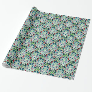 Glossy Weihnachtsgeschenke grün Geschenkpapier