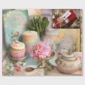 Glossy Wrapping Pape 30 Zoll x 6 Gebühr Geschenkpapier (Flach)