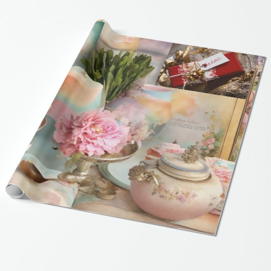 Glossy Wrapping Pape 30 Zoll x 6 Gebühr Geschenkpapier (Ungerollt)