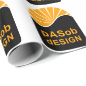 Glossy Wrapping Paper, 2' x 6' Roll Geschenkpapier (Rolleneckpunkt)