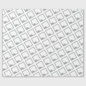 Glossy Wrapping Paper 30" x 6' Geschenkpapier (Flach)