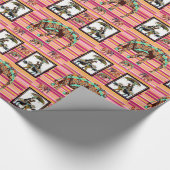 Glossy Wrapping Paper, African Women Elephant Geschenkpapier (Ecke)