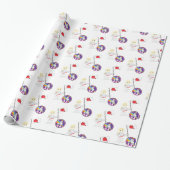 Glossy Wrapping Paper, Astronautenkatze Kitten Geschenkpapier (Ungerollt)