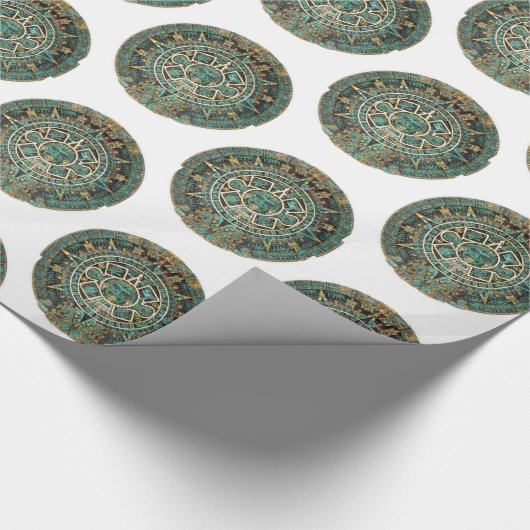 Glossy Wrapping Paper, Aztec Geschenkpapier (Ecke)