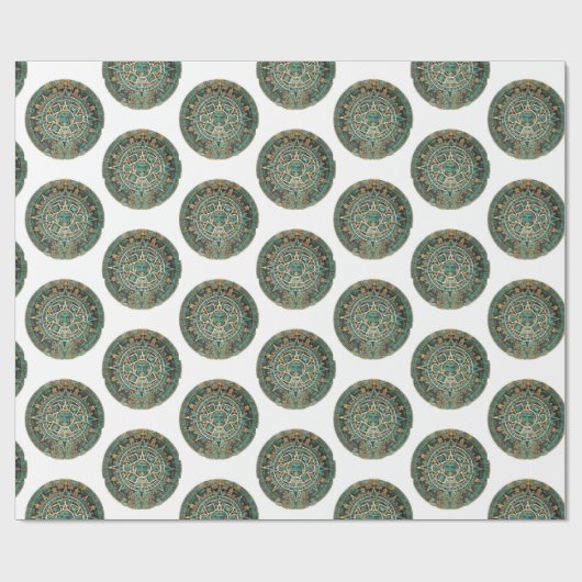 Glossy Wrapping Paper, Aztec Geschenkpapier (Flach)