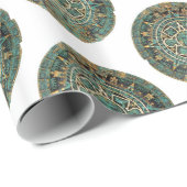 Glossy Wrapping Paper, Aztec Geschenkpapier (Rolleneckpunkt)