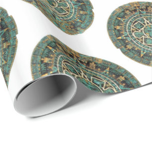 Glossy Wrapping Paper, Aztec Geschenkpapier