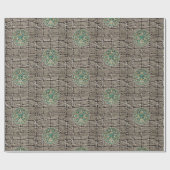 Glossy Wrapping Paper, Aztec Stone Geschenkpapier (Flach)