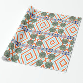 Glossy Wrapping Paper, Aztec Strip Geschenkpapier (Ungerollt)