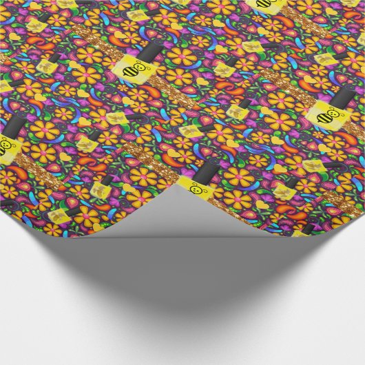 Glossy Wrapping Paper, Bläsernail Polnisch Geschenkpapier (Ecke)