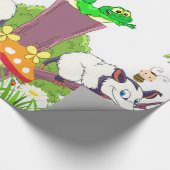 Glossy Wrapping Paper, Blumenspinnhalter Geschenkpapier (Ecke)