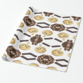 Glossy Wrapping Paper, Chocolate Chip Geschenkpapier (Ungerollt)