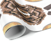 Glossy Wrapping Paper, Chocolate Chip Geschenkpapier (Rolleneckpunkt)