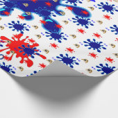 Glossy Wrapping Paper, danke, dass du Hund Adoptie Geschenkpapier (Ecke)