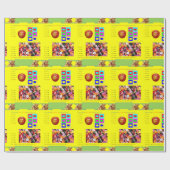 Glossy Wrapping Paper Educational Geschenkpapier (Flach)