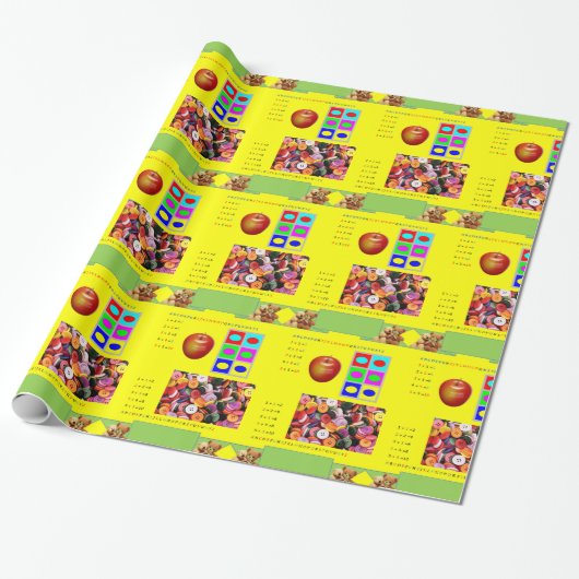 Glossy Wrapping Paper Educational Geschenkpapier (Ungerollt)