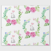 Glossy Wrapping Paper Elephant Geschenkpapier (Flach)