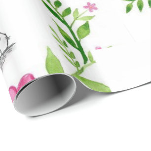 Glossy Wrapping Paper Elephant Geschenkpapier