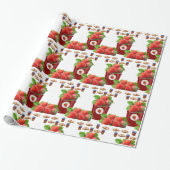 Glossy Wrapping Paper, Erdnuss Butter Erdbeere Geschenkpapier (Ungerollt)