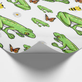 Glossy Wrapping Paper Frogs Bumblebee Butterfly Geschenkpapier (Ecke)