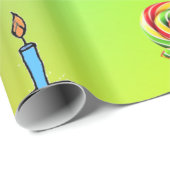 Glossy Wrapping Paper Happy Birthday Geschenkpapier (Rolleneckpunkt)