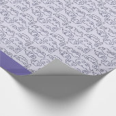 Glossy Wrapping Paper, JAPANESE CLOUD PATTER Geschenkpapier (Ecke)