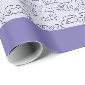 Glossy Wrapping Paper, JAPANESE CLOUD PATTER Geschenkpapier (Rolleneckpunkt)