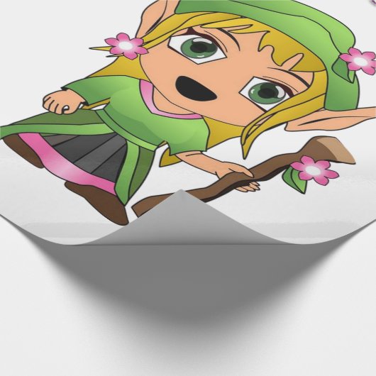 Glossy Wrapping Paper, Magic Fairy Geschenkpapier (Ecke)