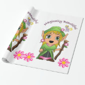 Glossy Wrapping Paper, Magic Fairy Geschenkpapier (Ungerollt)