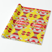 Glossy Wrapping Paper Mexic Hot Paprikaschoten Geschenkpapier (Ungerollt)