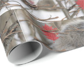 Glossy Wrapping Paper Opossum Nature Geschenkpapier (Rolleneckpunkt)