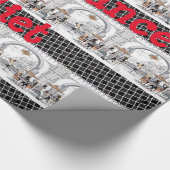 Glossy Wrapping Paper Paris Frankreich Geschenkpapier (Ecke)