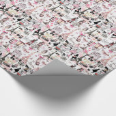 Glossy Wrapping Paper Paris Frankreich Geschenkpapier (Ecke)