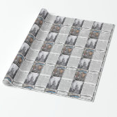 Glossy Wrapping Paper Paris Frankreich Geschenkpapier (Ungerollt)