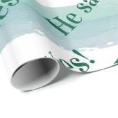 Glossy Wrapping Paper Pastel Colors He said Yes! Geschenkpapier (Rolleneckpunkt)