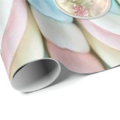 Glossy Wrapping Paper Pastell Viktorianisch Geschenkpapier (Rolleneckpunkt)