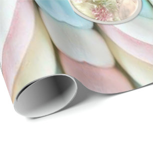 Glossy Wrapping Paper Pastell Viktorianisch Geschenkpapier
