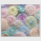 Glossy Wrapping Paper Pastellgarn Geschenkpapier (Flach)