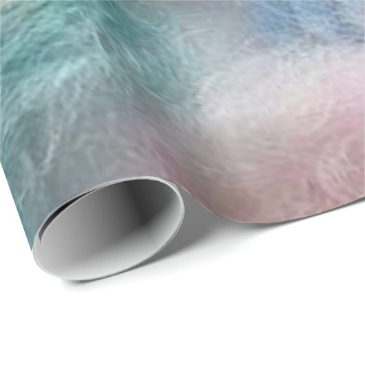 Glossy Wrapping Paper Pastellgarn Geschenkpapier (Rolleneckpunkt)