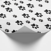 Glossy Wrapping Paper Paws Hunde Welpenkatze KItte Geschenkpapier (Ecke)