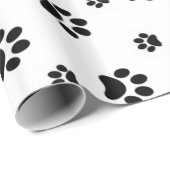 Glossy Wrapping Paper Paws Hunde Welpenkatze KItte Geschenkpapier (Rolleneckpunkt)