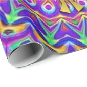 Glossy Wrapping Paper, Peacock Geschenkpapier (Rolleneckpunkt)