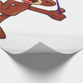 Glossy Wrapping Paper, Rainbow Monkey Magisch Geschenkpapier (Ecke)