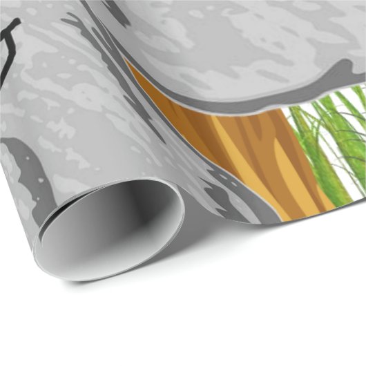 Glossy Wrapping Paper, Rocks Rock on Baby! Geschenkpapier (Rolleneckpunkt)