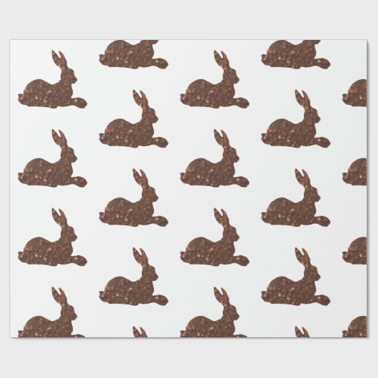 Glossy Wrapping Paper , Schokoladenoster Geschenkpapier (Flach)