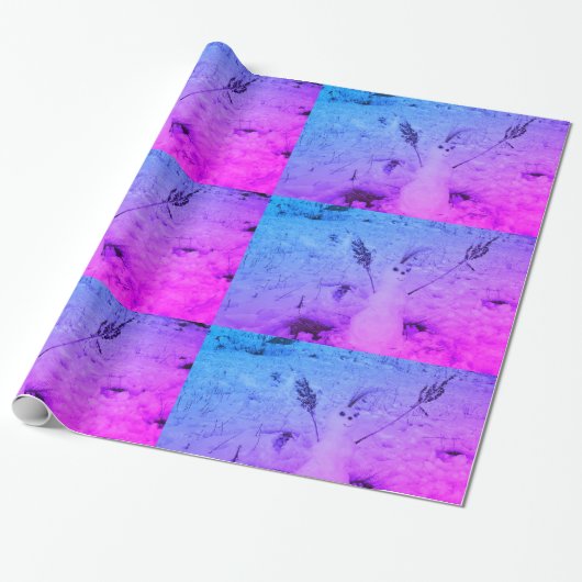 Glossy Wrapping Paper Snowman Foto Geschenkpapier (Ungerollt)
