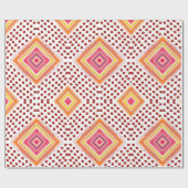 Glossy Wrapping Paper Strawberry Geschenkpapier (Flach)