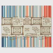 Glossy Wrapping Paper Strip Geschenkpapier (Flach)