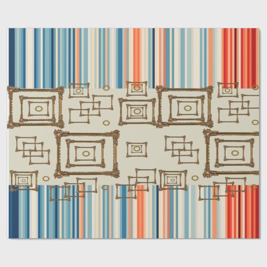 Glossy Wrapping Paper Strip Geschenkpapier (Flach)