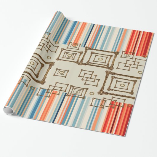 Glossy Wrapping Paper Strip Geschenkpapier (Ungerollt)